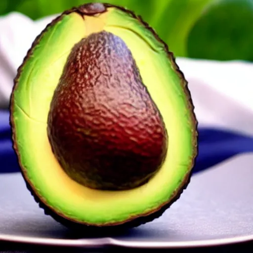 Image similar to avocado with the head of nathan fillion