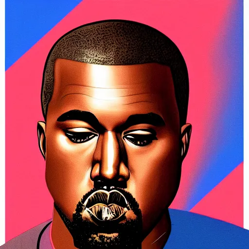 Image similar to kanye west in stephen bliss illustration artwork of kanye west, face, digital art, digital painting, art station, wlop, sharp focus, illustration by stephen bliss, artstation