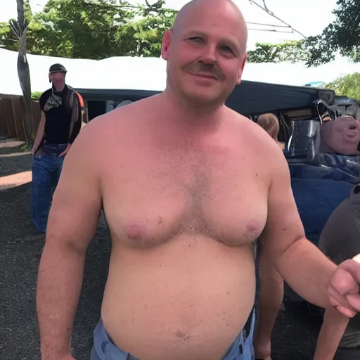 Image similar to mole rat with a dad bod