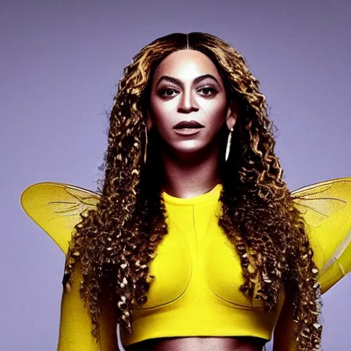 Image similar to beyonce as a honey bee