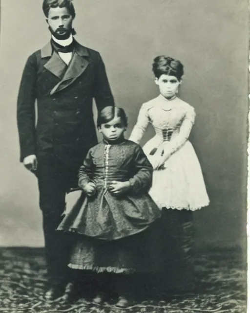 Image similar to a photo of a princess with her son and husband circa 1 8 8 3