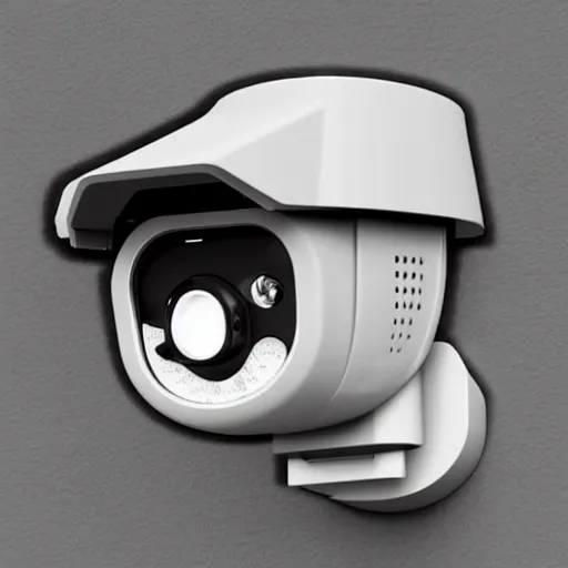 Image similar to the goddess of security cameras. anthropomorphic woman security camera hybrid. futuristic religious