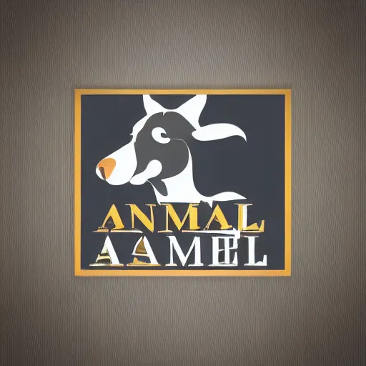 Image similar to professional digital art logo of an anaimal, no background, two tone colors