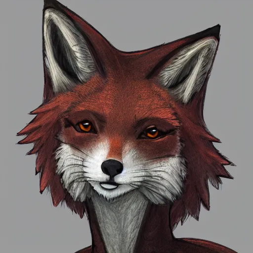 Image similar to a portrait of a medieval anthropomorphic fox, trending on furaffinity, trending on artstation, digital art, backlighting, by kawacy