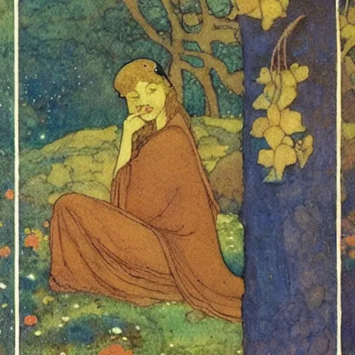 Image similar to painting by edmund dulac