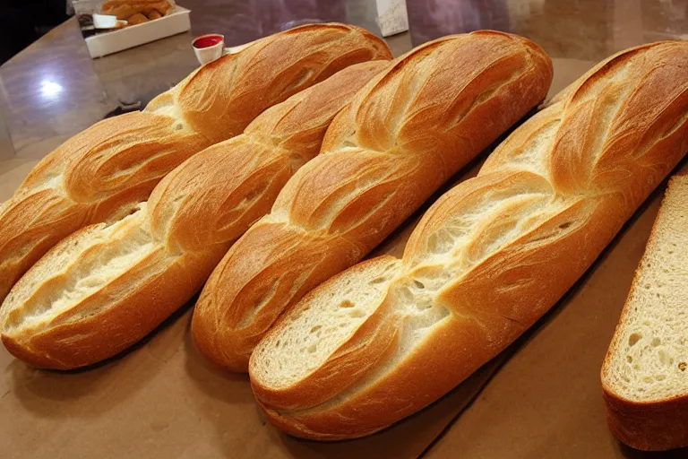 Image similar to bread centipede ultrarealism