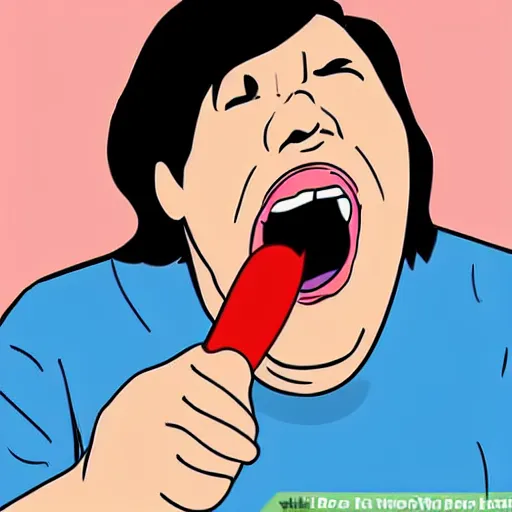 Image similar to How to belch loud wikihow