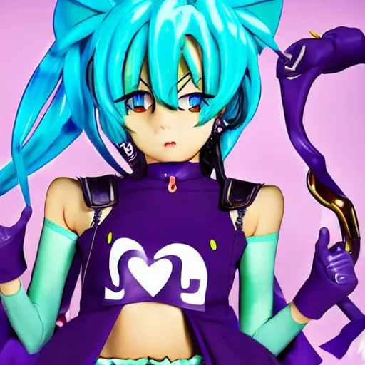 Image similar to Jojo's Bizarre Miku