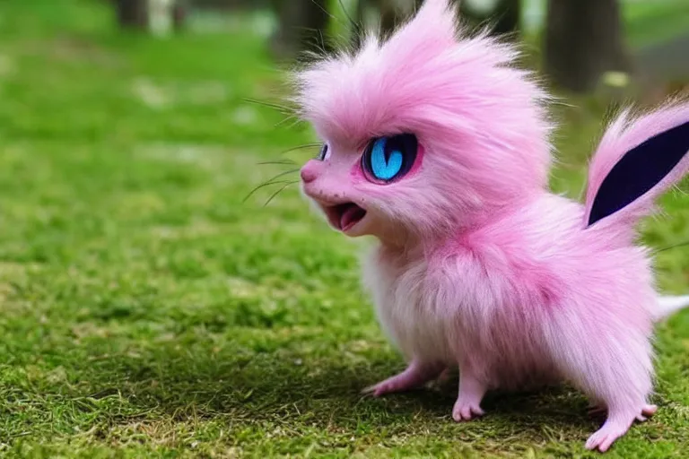 Prompt: real life aipom pokemon, cute!!!, heroic!!!, adorable!!!, playful!!!, chubby!!! fluffly!!!, happy!!!, cheeky!!!, mischievous!!!, ultra realistic!!!, spring time, slight overcast weather, golden hour, sharp focus