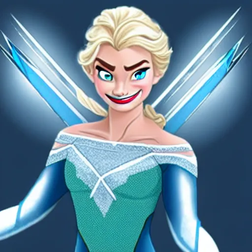 Image similar to elsa as an x - men