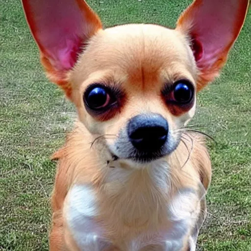 Image similar to photo of a hybrid between a chihuahua and an ant