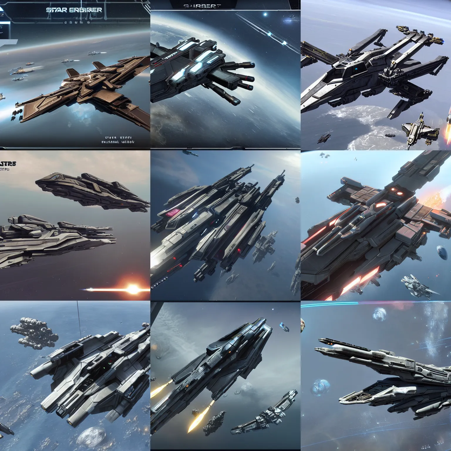 star citizen ship, Stable Diffusion