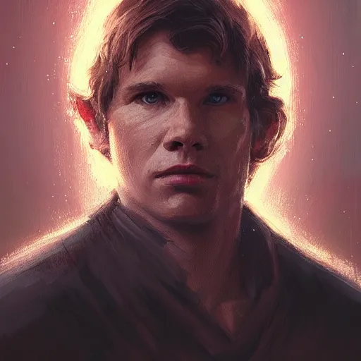 Image similar to portrait of a man by greg rutkowski, han solo, star wars expanded universe, he is about 3 0 years old, highly detailed portrait, digital painting, artstation, concept art, smooth, sharp foccus ilustration, artstation hq