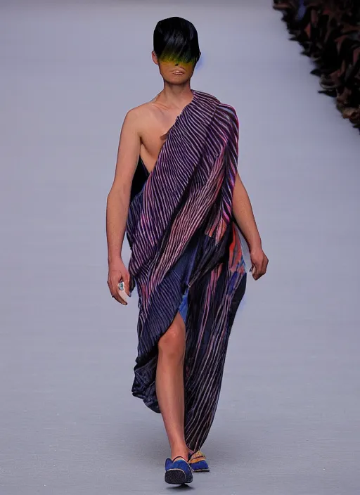 Image similar to issey miyake fashion show