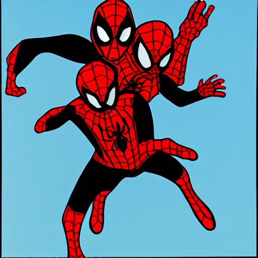 Image similar to spiderwoman abducting a child,