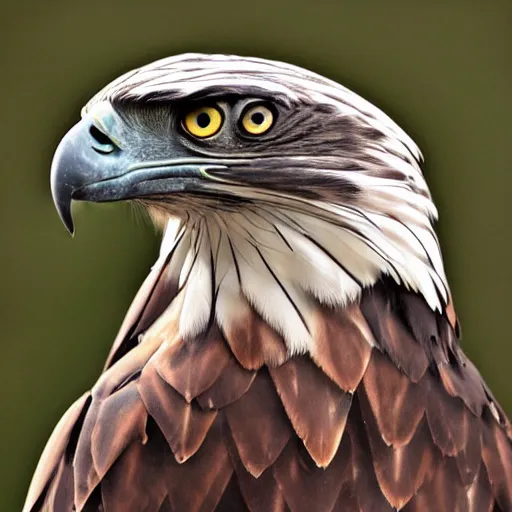 Prompt: gothic portrait of a snake eagle hybrid