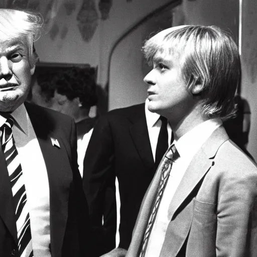 Image similar to Donald trump meets Shaggy from Scooby Doo (1969)