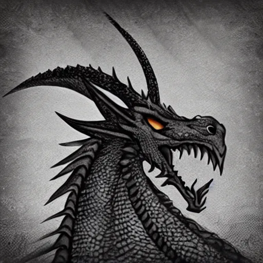 Prompt: dragon profile picture