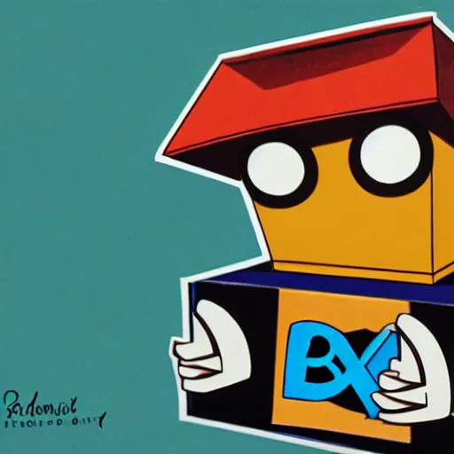 Prompt: boxman