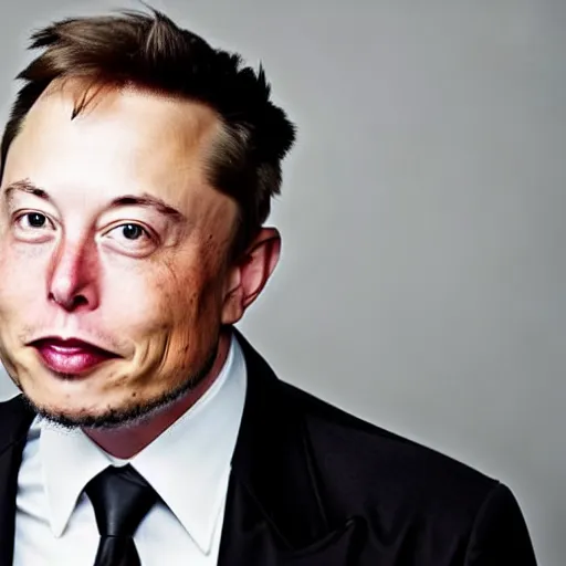 Image similar to elon musk with cool hairstyle, professional portrait photo