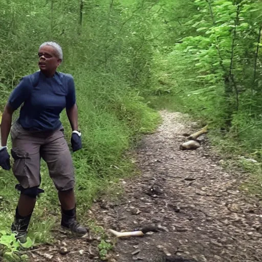 Image similar to Lori Lightfoot trail cam footage