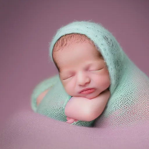 Image similar to beautiful photography of newborn old man, pastel colors, hyper realistic, 8 0 mm, studio lighting