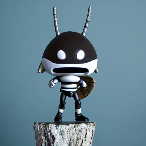 Image similar to hollow knight funko pop, product photography