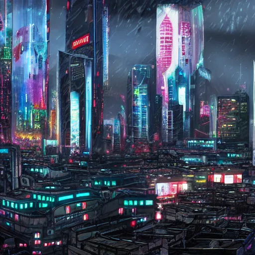 Image similar to cyberpunk london