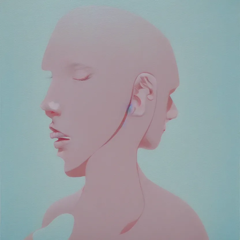 Image similar to neo - pop fine art figurative painting by yoshitomo nara in an aesthetically pleasing natural and pastel color tones, modern western pop culture influences