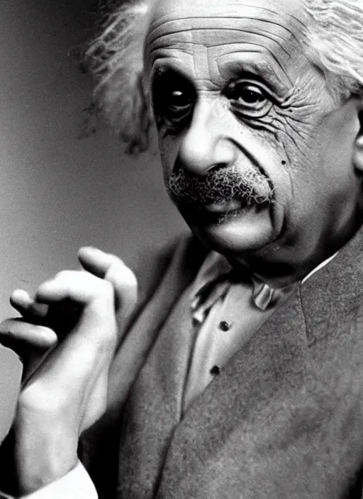 Prompt: albert einstein in a rap battle. highly detailed, 8 k, realistic.