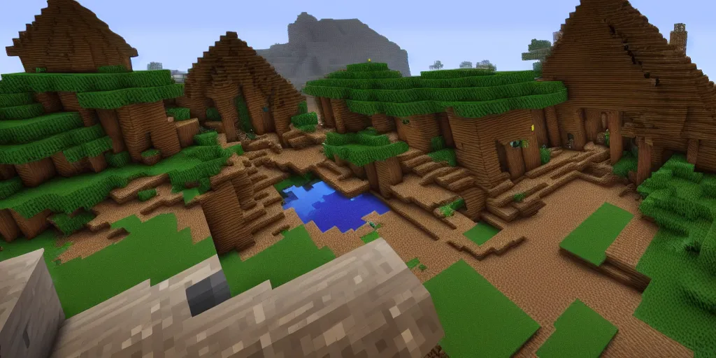 Prompt: screenshot from the game minecraft 2, cinematic, epic, high detail