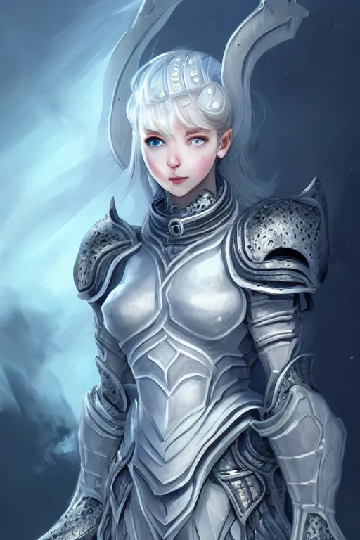 Image similar to studio portrait knights of zodiac girl, matt white ice color armor, in ruined agora of athens sunrise, ssci - fi and fantasy, intricate and very beautiful and elegant,, ultrafine hyperrealistic details, digital painting, artstation, concept art, smooth and sharp focus, illustration, art by ayanamikodon