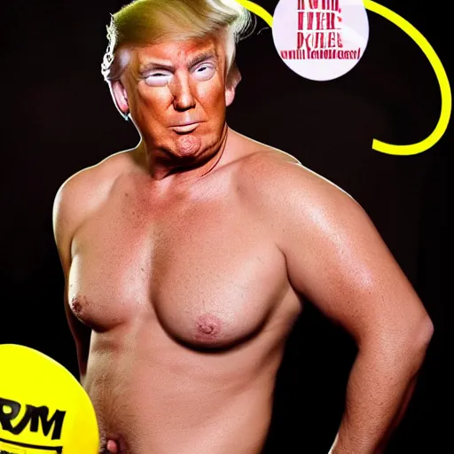 Prompt: donald trump thirst trap photo shoot