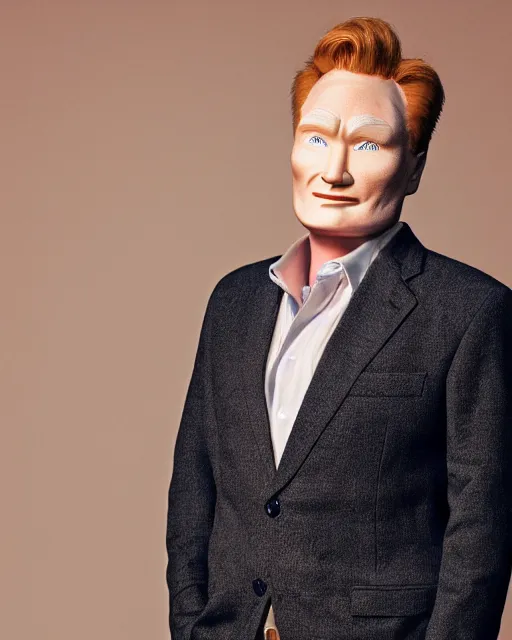 Prompt: A photo of Conan O'Brien , highly detailed, trending on artstation, bokeh, 90mm, f/1.4