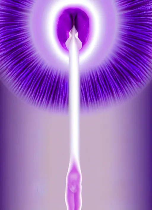 Image similar to cervix awakening, purple, light blue
