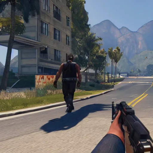 Image similar to gta 6 screenshot, leaked from t 2