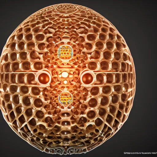 Prompt: sentient egg machine, biomechanical, highly detailed, fractal, hyperdetailed, studio lighting, 3d rendered