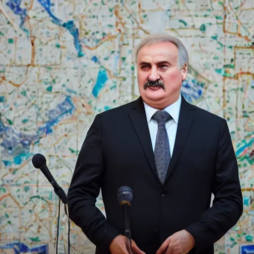 Image similar to Lukashenko as a stand-up comedian, DSLR, Photo, Ultra detailed