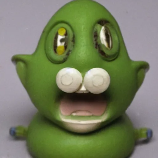Image similar to 1 9 6 0 s japanese toy sculpture of a snot monster