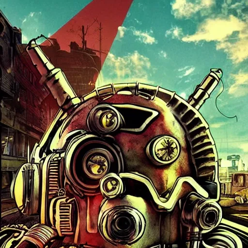 Image similar to amazing fallout poster