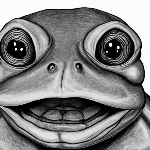 Image similar to frog head with a human body, art, anthro detailed, realistic