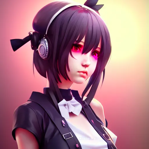 Prompt: vienna virtual youtuber, stylized, 3 d, artstation, hd, cgsociety, cgi, digital, illustration, arts, realistic, dramatic, cinematic, artistic, famous, detailed