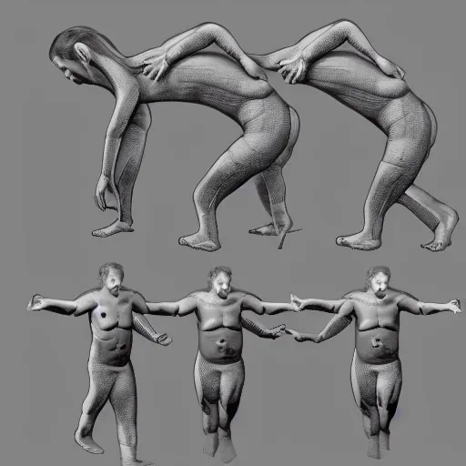 Prompt: a human - centipede crossbreed, illustrated by antoine verney - carron and j. lesaffre, trending on artstation, 4 k, 8 k, artstation 3 d render, artstation 3 d, artstation graphics, artstation lighting