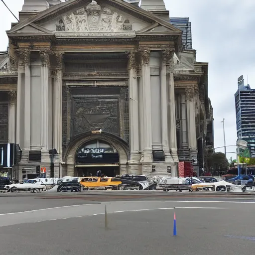 Prompt: photo of a famous Melbourne landmark