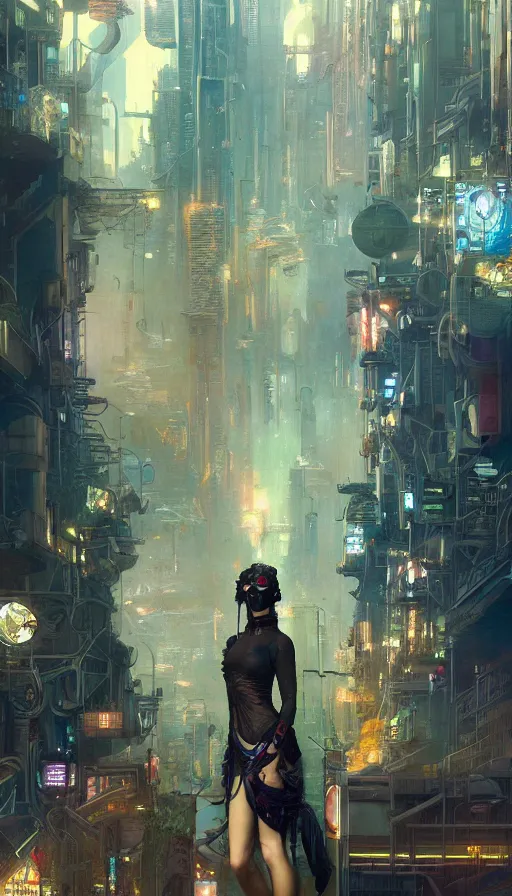 Image similar to hyper realistic cyberpunk city, marihuana, cannabis, made up of plants painted by valerie hammond, tom bagshaw, mucha, gaston bussiere, craig mullins, j. c. leyendecker 8 k