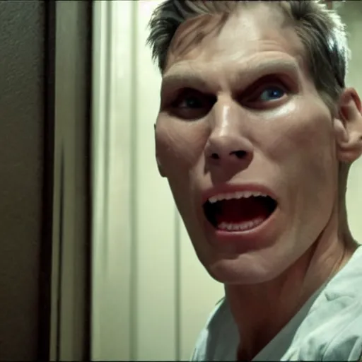 Prompt: Live Action Still of Jerma in Psycho, real life, hyperrealistic, ultra realistic, realistic, highly detailed, epic, HD quality, 8k resolution, body and headshot, film still