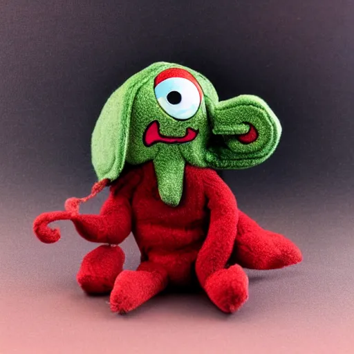 Image similar to cthulu beanie baby