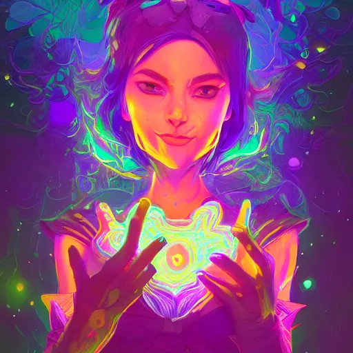 Image similar to skill magic deepdream radiating a glowing aura stuff loot legends stylized digital illustration video game icon artstation lois van baarle, ilya kuvshinov, rossdraws,