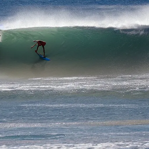 Prompt: women surfing in a historical setting