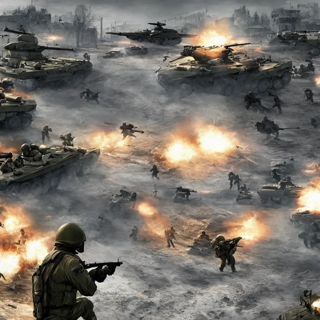 Image similar to operation flashpoint, cold war crisis, realistic, videogame